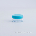Conteneur cosmétique vide contenant un pot de crème en plastique transparent 5g